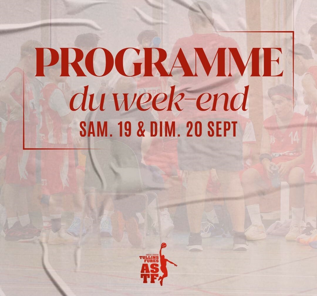 Programme du week-end du 19 et 20/09
