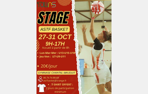 Stage des vacances d'octobre