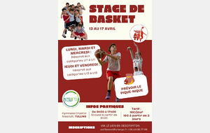 Stage des vacances de printemps