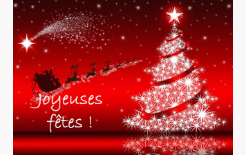 Joyeuses fêtes et bonnes vacances!