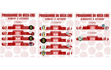 Programme du week-end