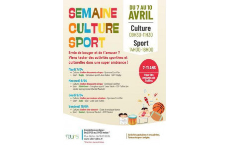 Semaine de la culture et du sport